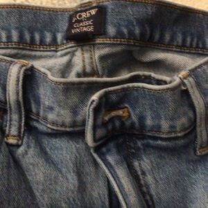 J. Crew Relaxed Fit Blue Denim Jeans